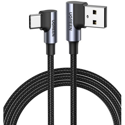 Кабель USB - USB Type-C, 0.5м, UGREEN US176 Black - 20855