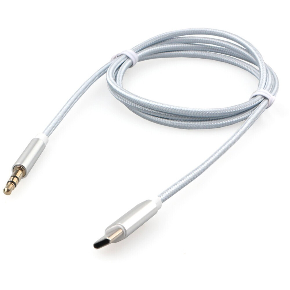 Кабель USB Type-C - 3.5 Jack, 1м, Cablexpert CCAB-CM35M-1M-W