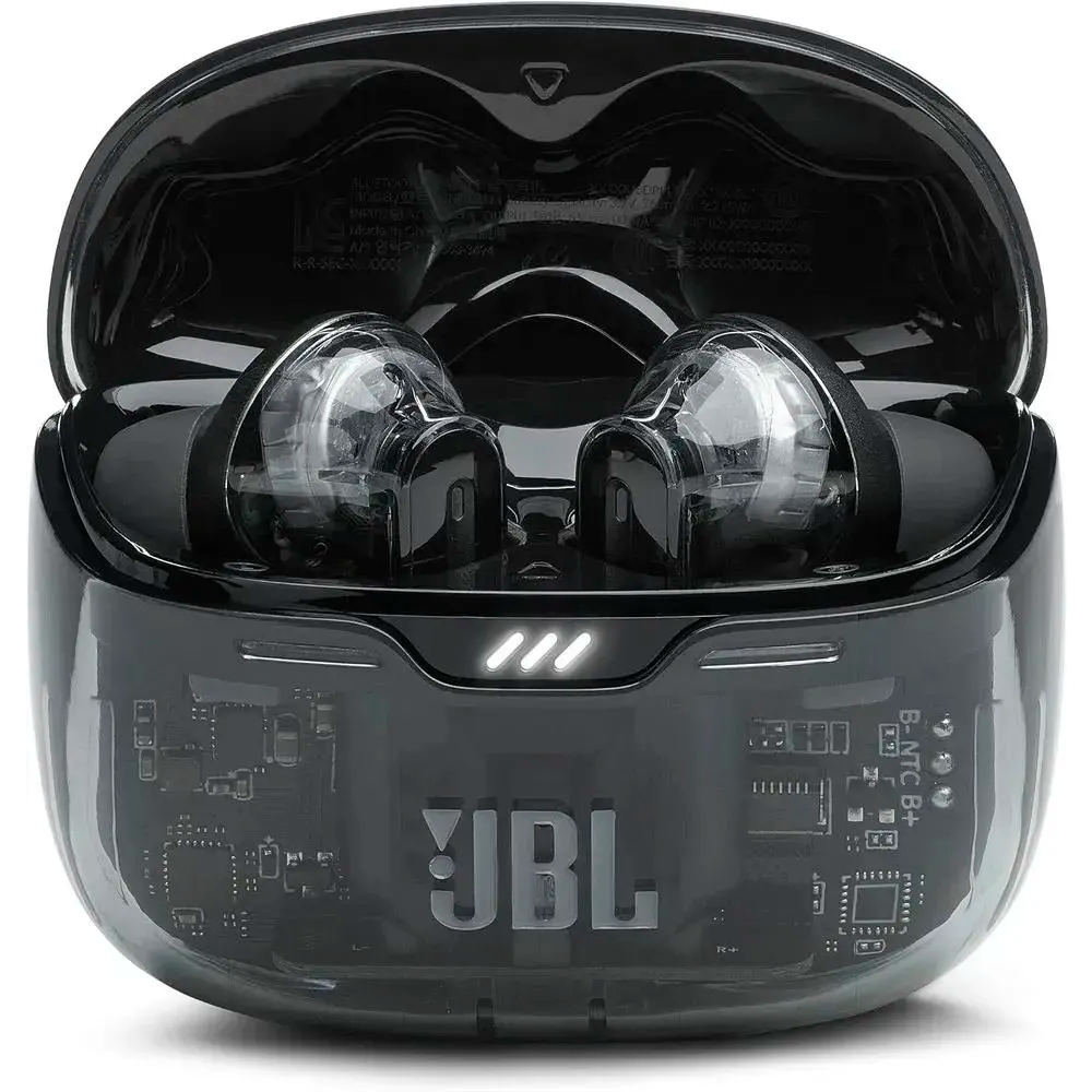 Гарнитура JBL Tune Beam Ghost Black - JBLTBEAMGBLKAS