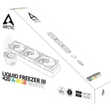 Система жидкостного охлаждения Arctic Cooling Liquid Freezer III 420 ARGB White (ACFRE00153A)