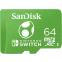 Карта памяти 64Gb MicroSD SanDisk Nintendo Switch (SDSQXAO-064G-GN6ZN)