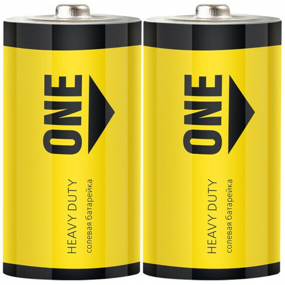 Батарейка SmartBuy ONE R20/2S (D, 2 шт.) - SOBZ-D02S-Eco