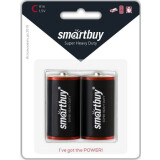 Батарейка SmartBuy R14/2B (C, 2 шт.) (SBBZ-C02B)