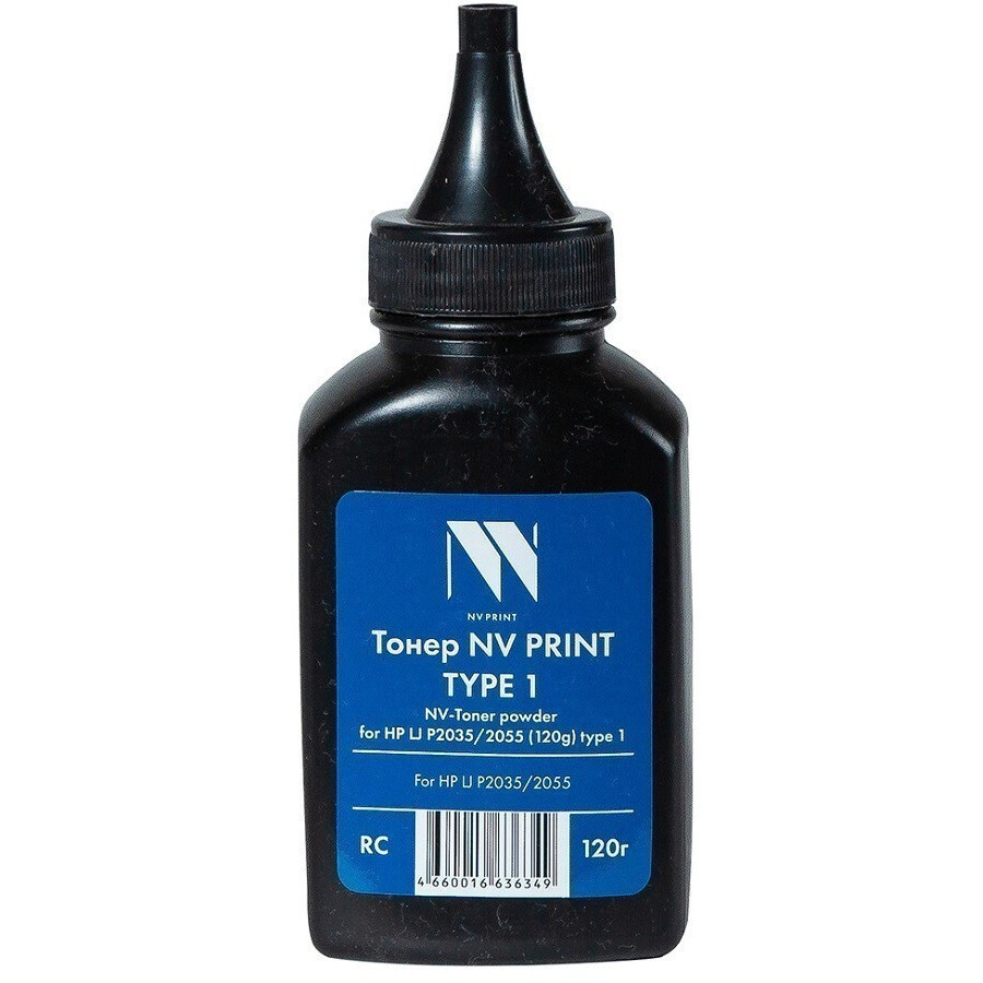 Тонер NV Print NV-HPLJP2035(120G)TYPE1 Black