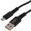 Кабель USB A (M) - microUSB B (M), 1м, GoPower GP02M Black - 00-00022785