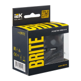 Розетка USB IEK BRITE BR-U21-D31-K53