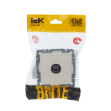 Розетка TV IEK BRITE BR-A10-O-K36