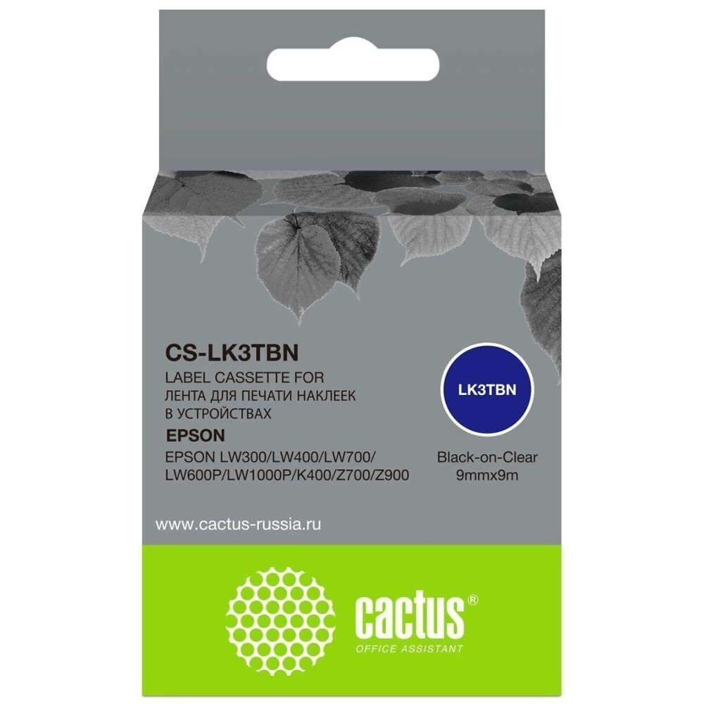 Ленточный картридж Cactus CS-LK3TBN Black