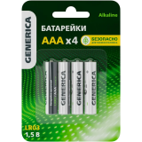 Батарейка GENERICA ABT-LR03-ST-L04-G (AAA, 4 шт.)