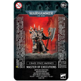 Миниатюра Games Workshop WH40K: Chaos Space Marines Master of Executions (2022) (43-44)