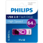 USB Flash накопитель 64Gb Philips VIVID2.0 - FM64FD05P/97 - фото 2