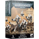 Миниатюры Games Workshop WH40K: T'au Empire Stealth Battlesuits (2022) (56-14)