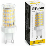 Светодиодная лампочка Feron LB-435 2700K (11 Вт, G9) (38149)