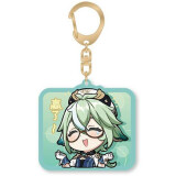 Брелок miHoYo Genshin Impact Chibi Expressions Character Acrylic Keychain Sucrose (6976068147367)