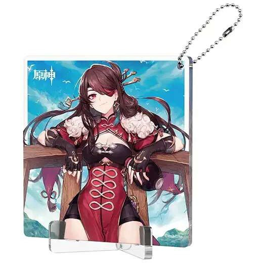 Брелок miHoYo Genshin Impact Coaster Strap Character Birthday Art Beidou - 6976068149576