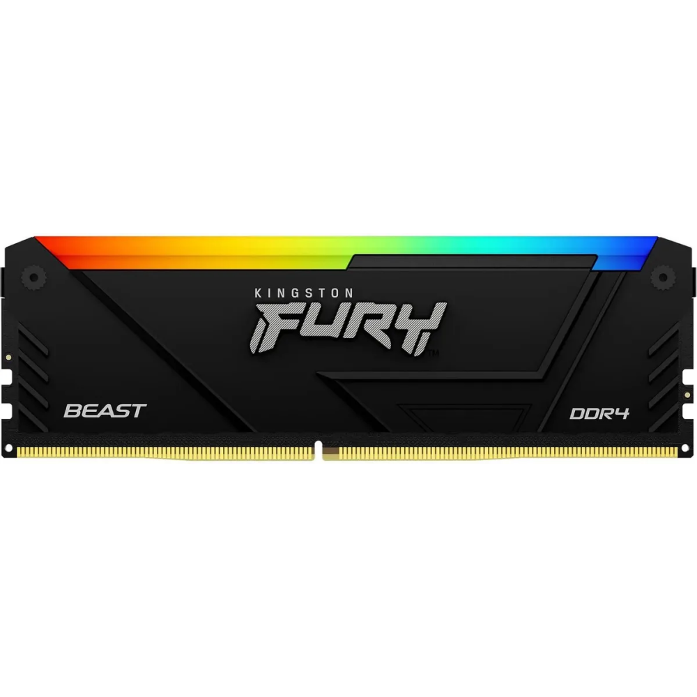 Оперативная память 32Gb DDR4 2666MHz Kingston Fury Beast RGB (KF426C16BB2A/32)