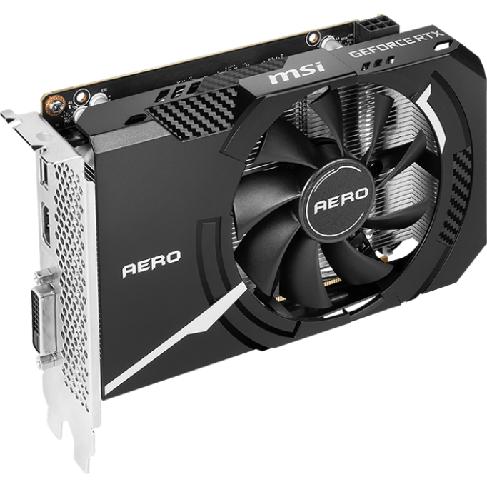 Видеокарта NVIDIA GeForce RTX 3050 MSI OC 8Gb (RTX 3050 AERO ITX 8G OCV1)