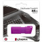 USB Flash накопитель 64Gb Kingston DataTraveler Exodia M Neon Purple (KC-U2L64-7LP) - фото 2