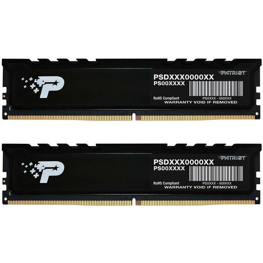 Оперативная память 32Gb DDR5 5600MHz Patriot Signature Premium (PSP532G5600KH1) (2x16Gb KIT)