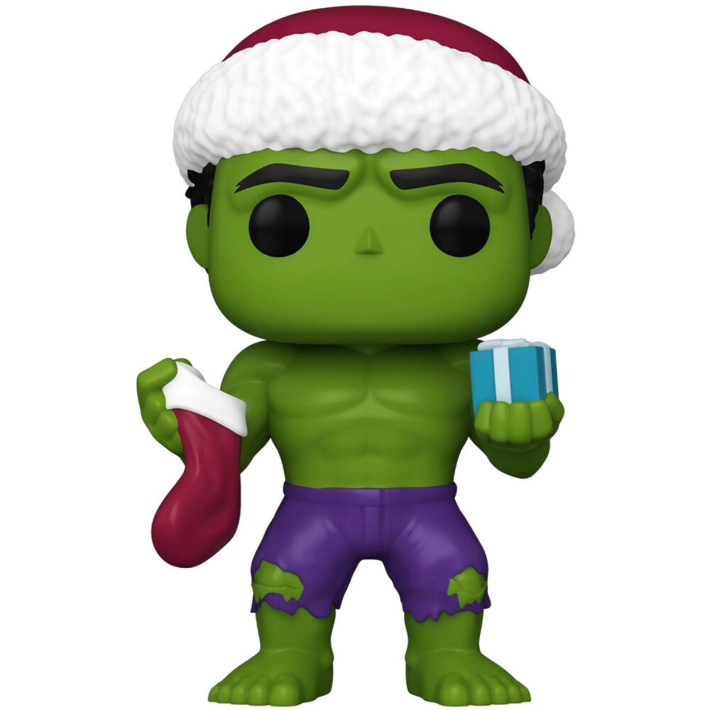 Фигурка Funko POP! Bobble Marvel Holiday Green Hulk (Exc) - 74731