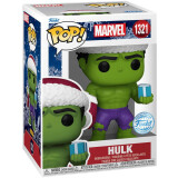 Фигурка Funko POP! Bobble Marvel Holiday Green Hulk (Exc) (74731)