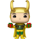 Фигурка Funko POP! Bobble Marvel Holiday Loki w/Sweater (MT) (Exc) (77448)