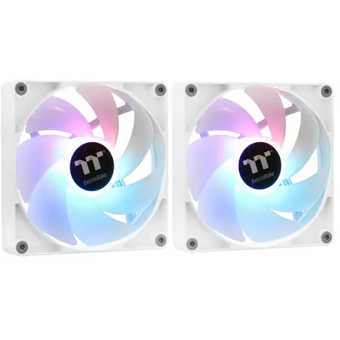 Вентилятор для корпуса Thermaltake CT140 ARGB Sync Fan White (2-Fan Pack) - CL-F154-PL14SW-A