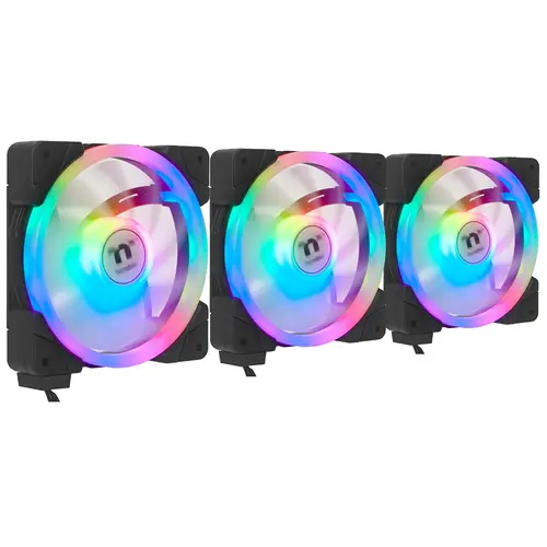 Вентилятор для корпуса Thermaltake Swafan EX12 ARGB Sync Fan Black (3-Fan Pack) - CL-F167-PL12SW-A