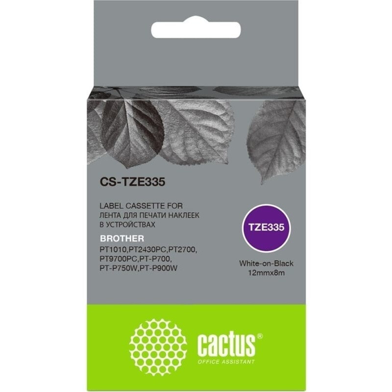 Картридж Cactus CS-TZE335 White