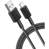 Кабель USB - USB Type-C, 1.8м, Anker 322 Black (A81H6G11)