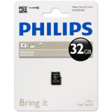 Карта памяти 32Gb MicroSD Philips (FM32MD45B/97)