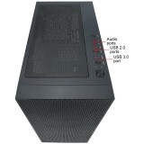 Корпус AZZA Celesta F Black (CSAZ-340F CELESTA)