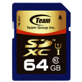 Карта памяти 64Gb SD Team (TSDXC64GUHS01)