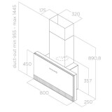 Вытяжка Elica Super Plat BL/F/80 (PRF0164980)