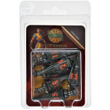 Набор кубиков Tabletop Tycoon PolyHero: Warrior 6d6 Swords Steel Grey (PHD2332)