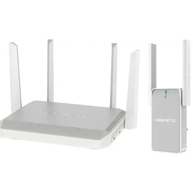 Wi-Fi маршрутизатор (роутер) Keenetic Peak + Buddy 5 (KN-2710 + KN-3311)