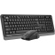 Клавиатура + мышь A4Tech Fstyler FG1035 Black/Grey - фото 3