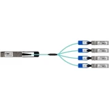 Кабель QSFP28 LR-LINK (Linkreal) LRAOC-QSFP28-4SFP28-3M