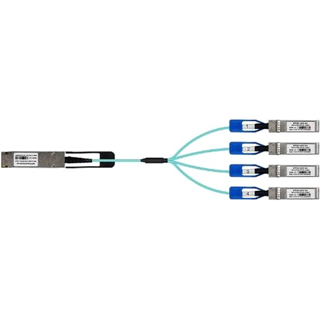 Кабель QSFP28 LR-LINK (Linkreal) LRAOC-QSFP28-4SFP28-3M