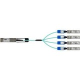 Кабель QSFP28 LR-LINK (Linkreal) LRAOC-QSFP28-4SFP28-5M