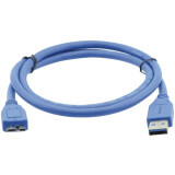 Кабель USB A (M) - microUSB 3.0 B (M), 0.9м, Kramer C-USB3/MicroB-3 (96-02356003)