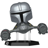 Фигурка Funko POP! Rides Super Deluxe The Mandalorian in N-1 Starfighter with R5-D4 (76549)