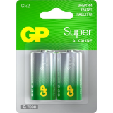 Аккумулятор GP Super G-Tech (C, 2 шт.) (4891199226267)