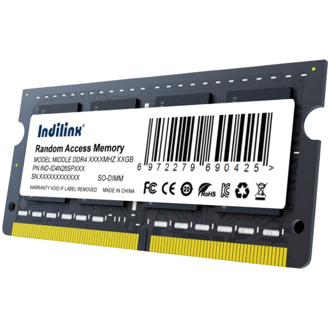 Оперативная память 16Gb DDR4 2666MHz Indilinx SO-DIMM (IND-ID4N26SP16X)