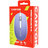 Мышь Canyon M-10 Mountain Lavender (CNE-CMS10ML)