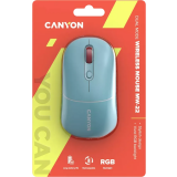 Мышь Canyon MW-22 Dark Cyan (CNS-CMSW22DC)