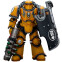 Фигурка JOYTOY Warhammer 30K Imperial Fists Legion MkIII Breacher Squad Legion Breacher with Graviton Gun - JT9114