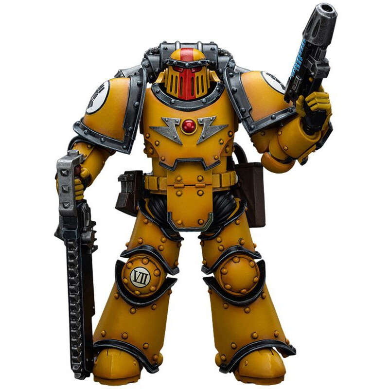 Фигурка JOYTOY Warhammer 30K Imperial Fists Legion MkIII Despoiler Squad Sergeant with Plasma Pistol - JT9084