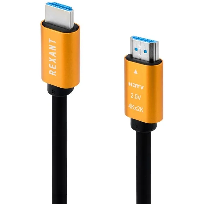 Кабель HDMI - HDMI, 1м, Rexant 17-6102