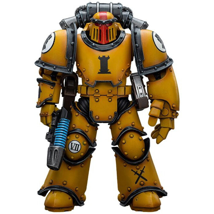 Фигурка JOYTOY Warhammer 30K Imperial Fists Legion MkIII Tactical Squad Sergeant with Power Fist - JT9060